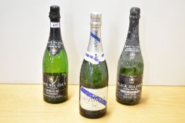 Sparkling Wine, French 2000 de Venogne Champagne, 12% vol, 750ml, Bulgarian Dimyat Black Sea Gold