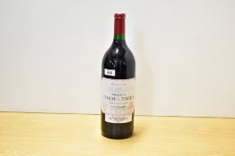 A magnum bottle of 1989 Chateau Lynch-Bages Grand Cru Classe Pauillac, 12.5%, 1.5l ullage into