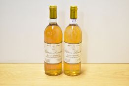 1984 Chateau Lamothe Sauternes Grand Cru Classe, Sweet White Deser Wine, no strength stated, 75cl, 2