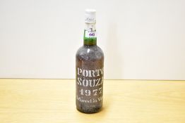 1977 Porto Souza, 20% vol, 75cl, , level low neck, 1 bottle