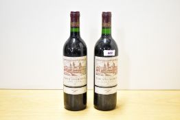 1991 Cos D'Estournel Grand Cru Classe Saint Estephe Red Wine, 12.5% vol, 750ml, 2 bottles
