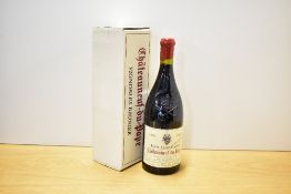 A magnum bottle of 1990 Chateauneuf-du-Pape, Les Galeans, 14%, 1.5l, Brunier Freres, ullage high
