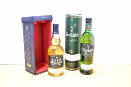 Single Malt Scotch Whisky, Glenfiddich 12 Year Old, 40% vol, 70cl, in card tube, level mid shoulder,