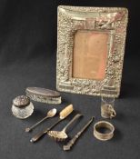 A 20th century Dansk Guldindusrti silver teaspoon, having a crown to the terminal, marked DG