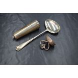 An Edwardian silver cheroot case, of traditional form, marks for Birmingham 1902, maker Samuel M