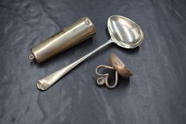 An Edwardian silver cheroot case, of traditional form, marks for Birmingham 1902, maker Samuel M