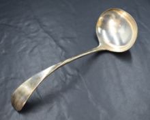 A Victorian silver Old English pattern sauce ladle, marks for Sheffield 1899, maker John Round & Son