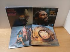 A twelve record Soul , Funk , Disco Lot - Stevie Wonder and Marvin Gaye in this lot - all records
