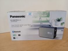 A boxed new / old stock Panasonic RF-D30BTEB-K Dab / Bluetooth Radio