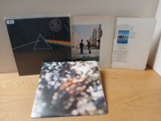 A Pink Floyd three album Lot - no posters on inners