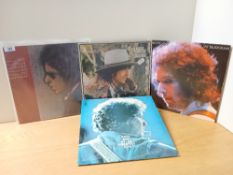 A Bob Dylan Job lot of four albums - showing light wear , as ever we recommend viewing in person