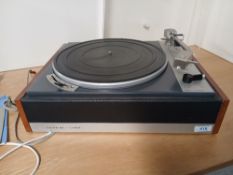 A Vintage Goldring Lenco GL-70 with dust cover - sold as seen