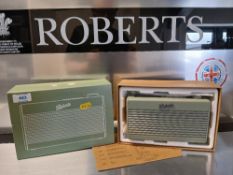 A boxed Roberts Rambler Mini - high quality DAB radio - brand new / old stock
