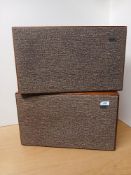 A pair of Kef KC Celeste Speakers - a nice vintage look to them - sold as seen
