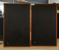 A pair of speakers by Solavox - rare pressure chamber loudspeakers