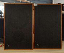 A pair of speakers by Solavox - rare pressure chamber loudspeakers