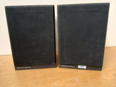 A pair of high quality speakers - Mordaunt Short Ms10's - sold as seen