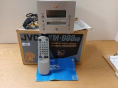 A boxed JVC Mini Disc recorder XM-D88 GD