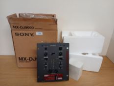 A boxed Sony DJ Mixer - DJ9000 - appears unused - sold as seen