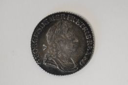 A George I 1723 Shilling, First Bust. SSC In Angles.