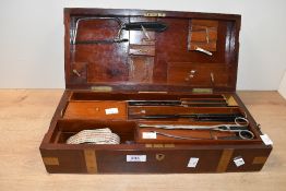 A 19th-century Medical Supply Association of Edinburgh cased set of surgeons' amputation