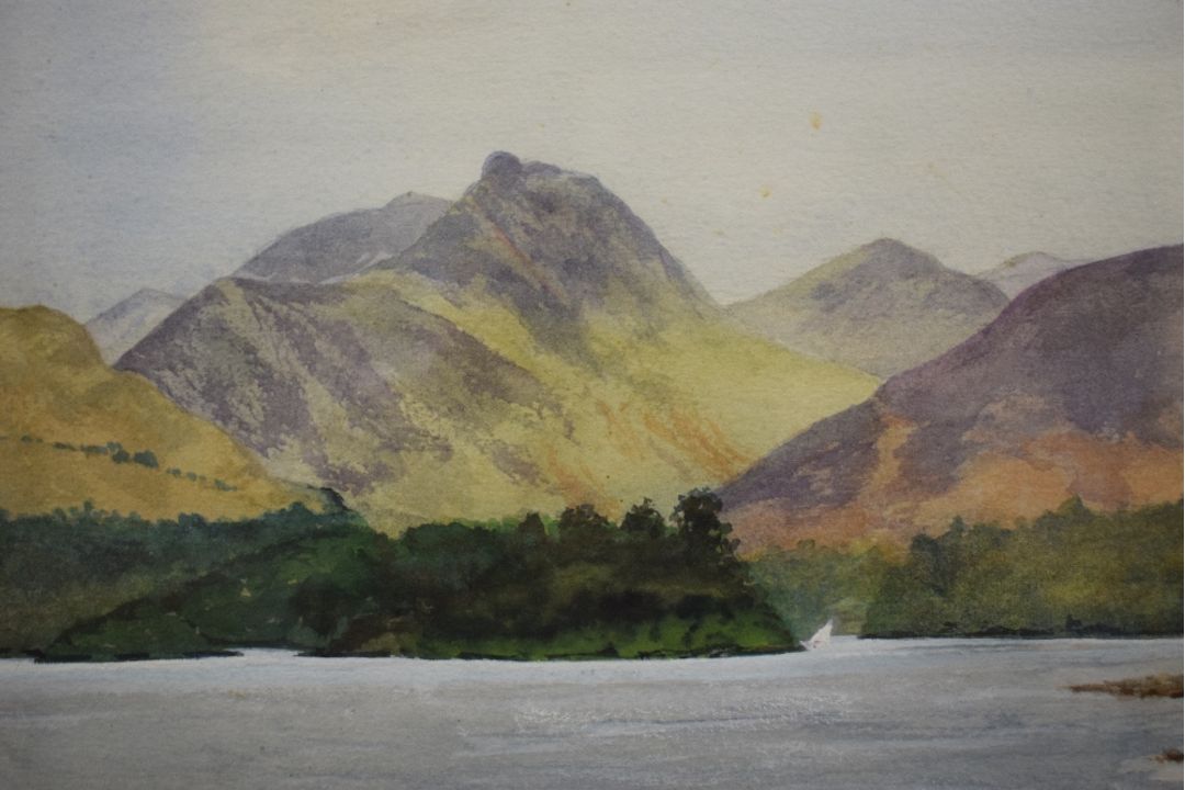 *Local Interest* W E J Lawson (British 20th Century) Watercolour, a Lake District landscape, - Image 3 of 4
