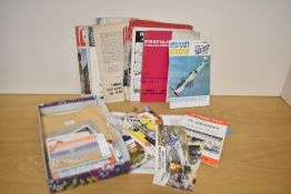 1958-59 Football Team Photographs and modern Football Matchday Tickets etc, Team Photographs of,