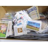 TRADE CARDS: DC COMICS, MARVEL, KELLOGS, LAMBERTS, COOPERS TEA, JOHN WEST ETC Several hundred