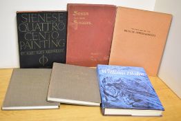 Art. A small selection. Includes: Bindman, David - The Complete Graphic Works of William Blake.