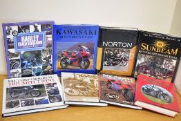Motoring. Motorcycles and related. Specialist monographs and histories. Majority hardbacks in dust