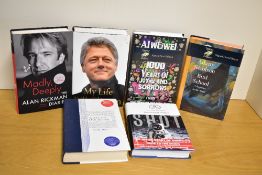 Signed Copies. Biographical and historical interest. Includes: Alan Rickman; Bill Clinton; Adam