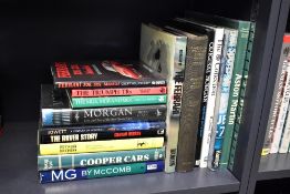 Motoring. A selection of specialist monographs and histories, including motor racing interest. (15)