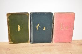 Children's Literature. A. A. Milne. Three titles. When We Were Very Young. 1925, 7th edition.