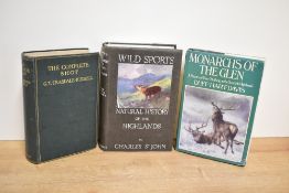Sporting and Scottish Highlands. Three titles. A signed copy of Monarchs of the Glen by Duff Hart-