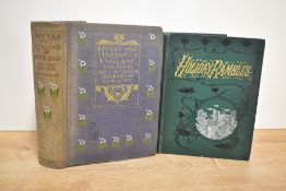 Topography. Two titles. Palmer, S. & Bradley, A. G. - The Rivers and Streams of England. London: