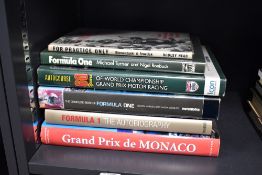 Motoring. Motor Racing, Grand Prix, and Formula 1. Large format selection, hardbacks in dust