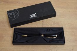 A boxed Montblanc Meisterstuck pencil in Black. Circa 1995