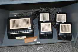 A early 20th-century Siemens Ediswan loudspeaker phone system, marked, (1 shelf), condition