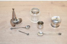 A small quantity of 20th-century Silver and EPNS wares, to feature a Silver spoon hallmarked for