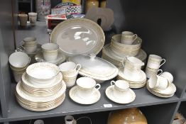 A large selection of 20th-century Royal Doulton fine bone china 'Paisley' tableware, featuring