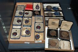 A large quantity of early 20th-century bronze commemorative medals for the London Baking Trade