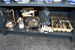 A large quantity of late 19th to 20th-century EPNS and metalware, to feature a selection of cutlery,