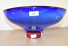 A large mid to late 20th-century Swedish Kosta Boda by Göran Wärff (1933-2022) glass decorative