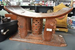 Of ethnographic interest, a late 19th to early 20th-century West African, presumed Ghana, Akan or