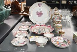 A selection of 18th, 19th and 20th-century Chinese porcelain ware, to feature a Chinese export