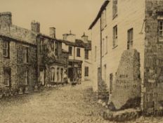 *Local Interest* After Alfred Wainwright (British 1907-1991) Print 'Main Street, Dent', a study of