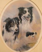 A collection of six colour dog prints, to include after Pollyanna Pickering, Gill Evans, Brian