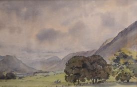 *Local Interest* David Harrison (British 20th Century) Watercolour, a Lake District landscape,