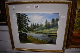 *Local Interest* Millicent Summerhayes (British 20th Century) Oil on board 'Watendlath Tarn', a Lake