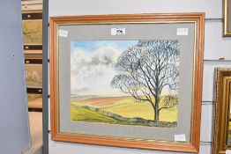 *Local Interest* Una Thompson (British 20th Century) Watercolour, an autumnal study of Cumbrian